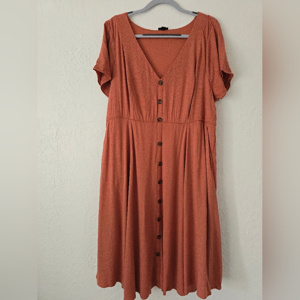 Orange Torrid dress size 3